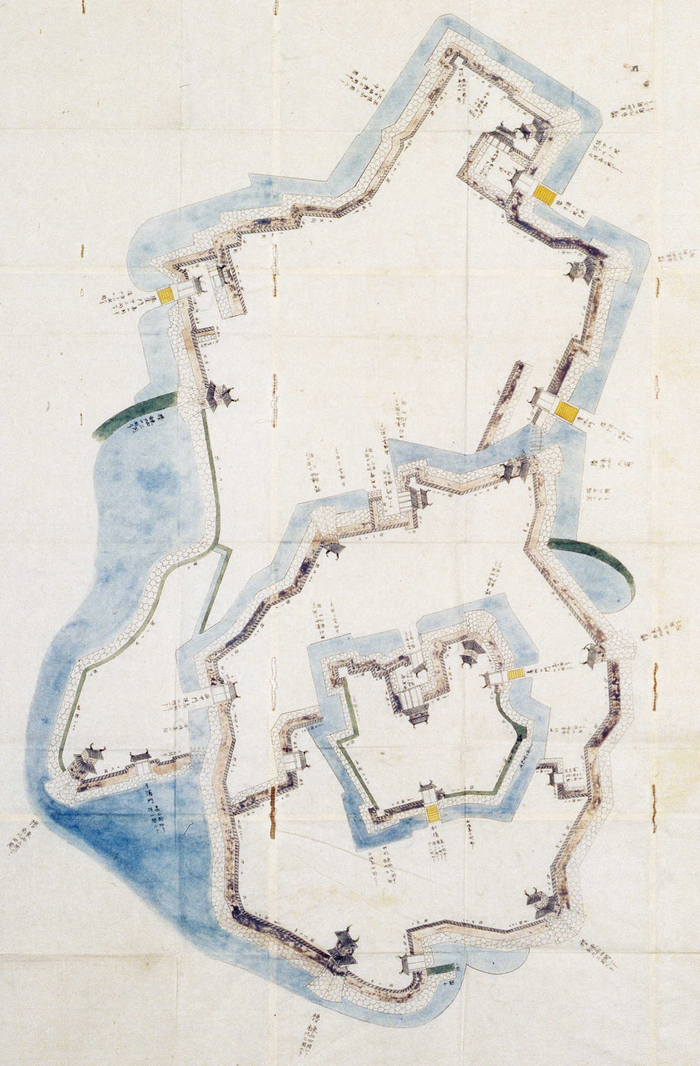 Map of Kariya Castle in Banshū Akō